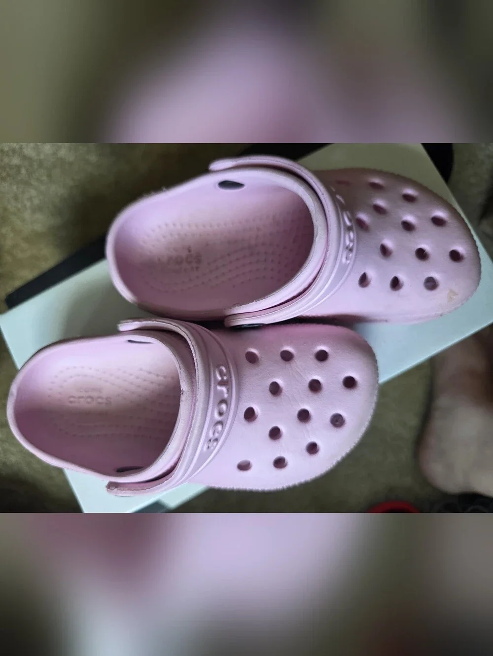 Kids Pink Crocs - 9K